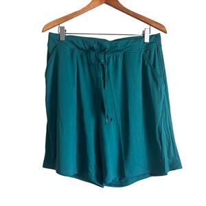 A592864 CUDDL DUDS Jade Infused Long Shorts Deep Lake S